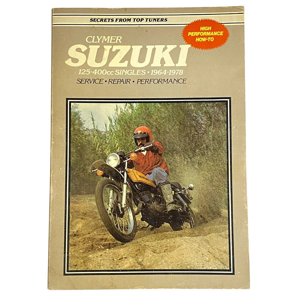 Clymer Suzuki 125-400cc Singles 1964-1978 Service Repair Performance Manual Book